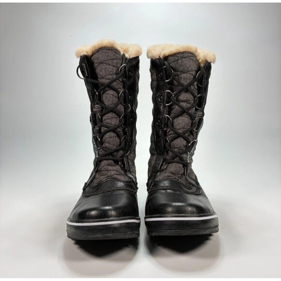 Women's NIB JBU by Jambu Lorna Weather Ready Snow Black/Gray Boots 10 M - Picture 10 of 11